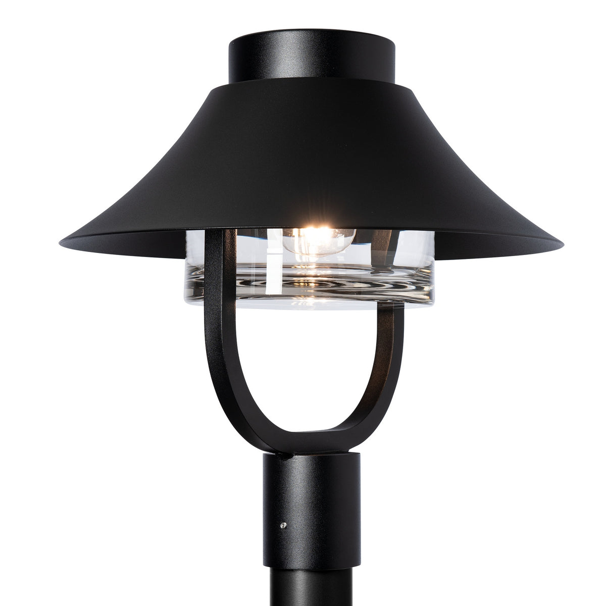 Hubbardton Forge - 342031-SKT-80-ZM0872 - Stowe Outdoor Lantern Post Light - Stowe - Coastal Black