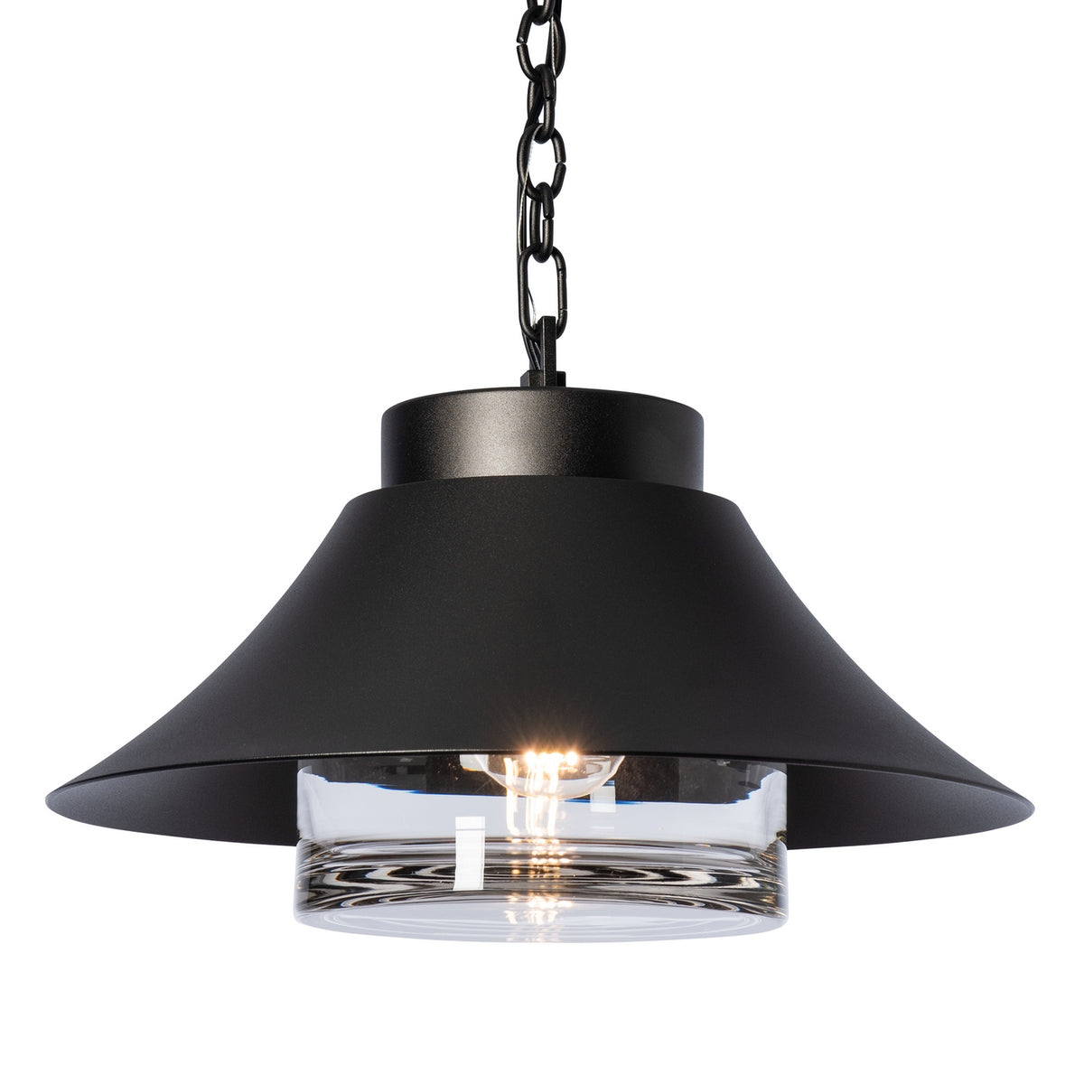 Hubbardton Forge - 362024-SKT-80-ZM0872 - Stowe Outdoor Lantern - Stowe - Coastal Black