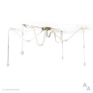 Hubbardton Forge - 401316-LED-STND-86-LW-PG - Snaps Large LED Pendant - Snaps - Modern Brass
