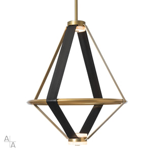 Hubbardton Forge - 401321-LED-MULT-89-LW-AR - Aspen Large LED Lantern - Aspen - Ink