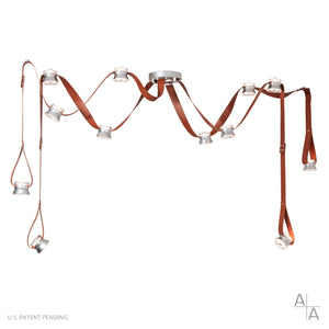 Hubbardton Forge - 401322-LED-STND-86-LW - SNAPS Large LED Pendant w/Metal Cones - Snaps - Modern Brass
