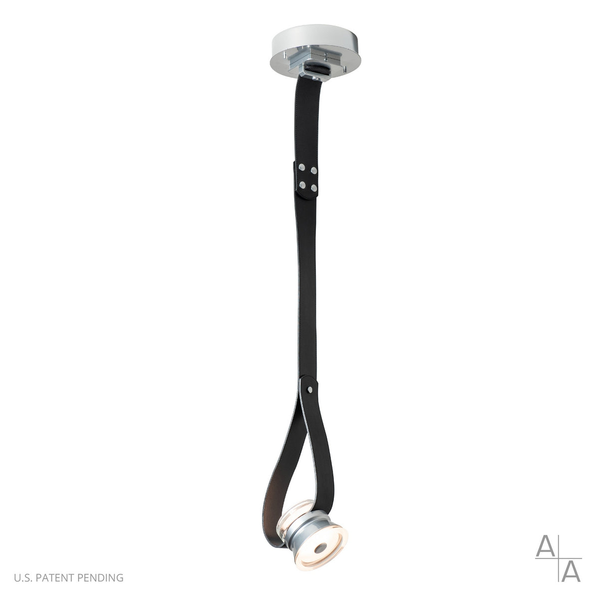 Hubbardton Forge - 401848-LED-STND-86-LW - SNAPS Single LED 45Âº Pendant w/Metal Cone - Snaps - Modern Brass