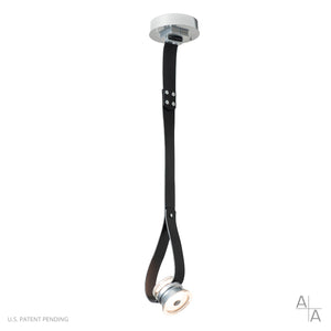 Hubbardton Forge - 401848-LED-STND-86-LW - SNAPS Single LED 45Âº Pendant w/Metal Cone - Snaps - Modern Brass