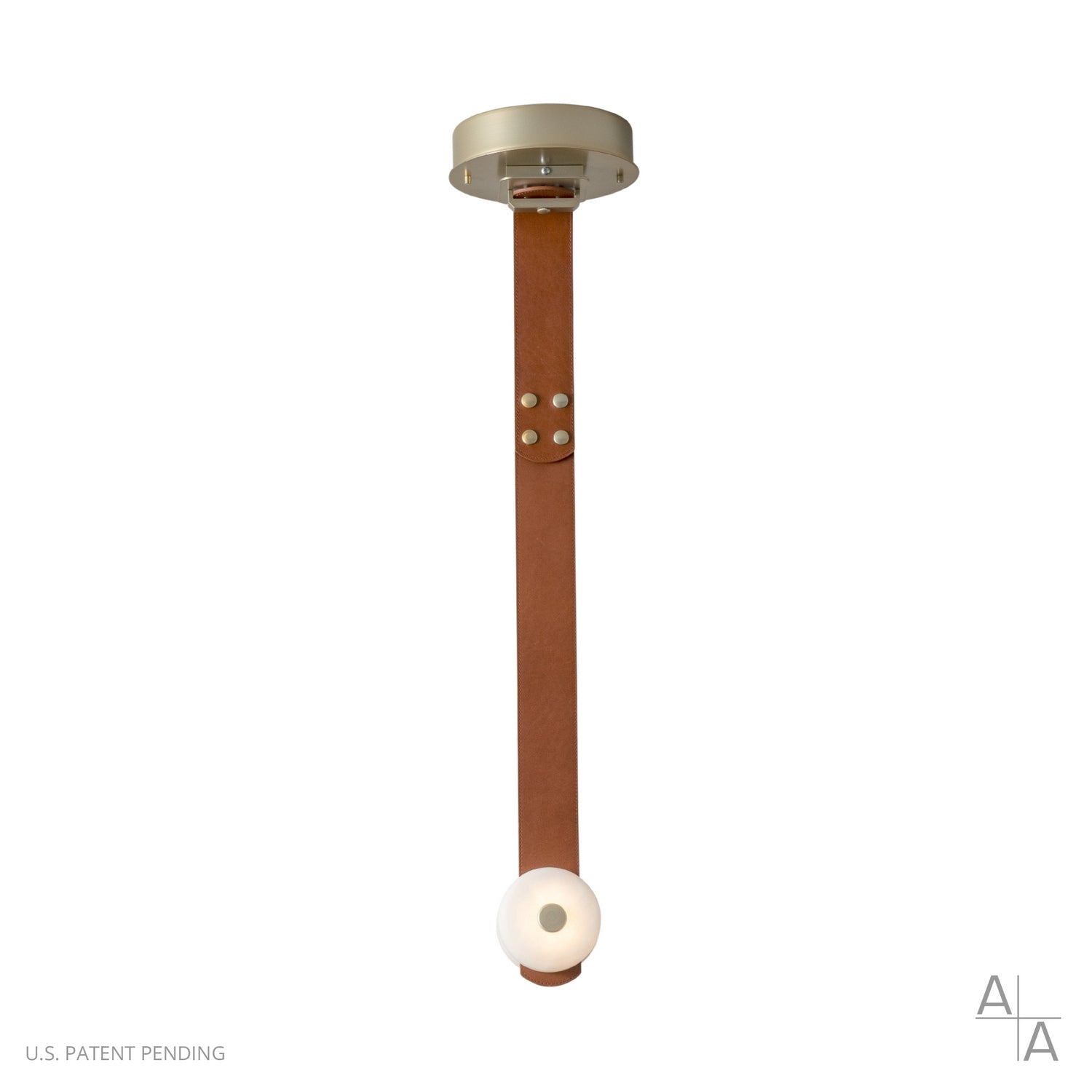 Hubbardton Forge - 401850-LED-STND-86-LW-PG - Snaps Small LED Pendant - Snaps - Modern Brass