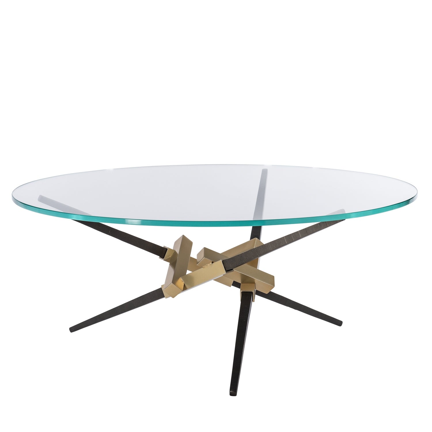 Hubbardton Forge - 750122-89-89-VA0814 - Crux Coffee Table w/Steel Legs - Crux - Ink