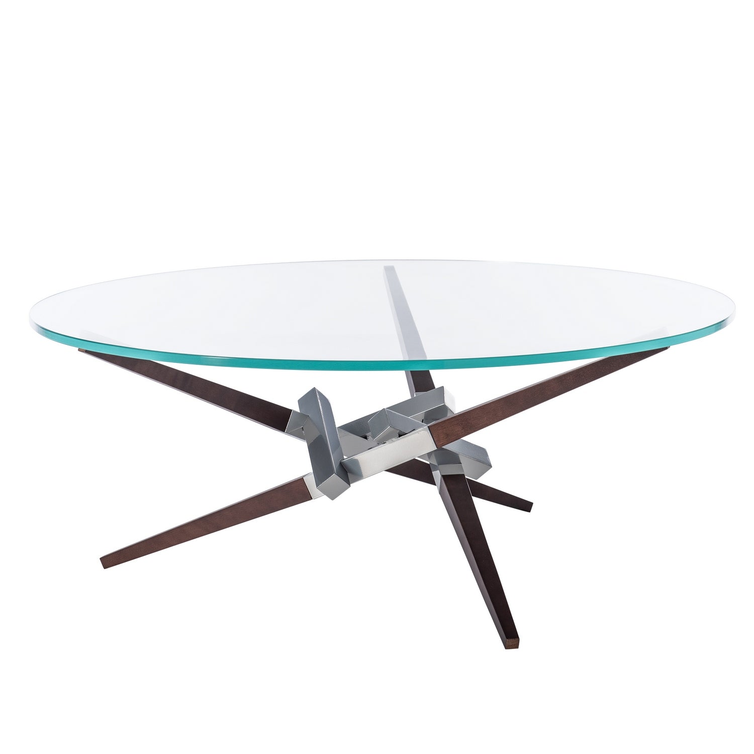Hubbardton Forge - 750123-89-M3-VA0814 - Crux Coffee Table w/Wood Legs - Crux - Ink