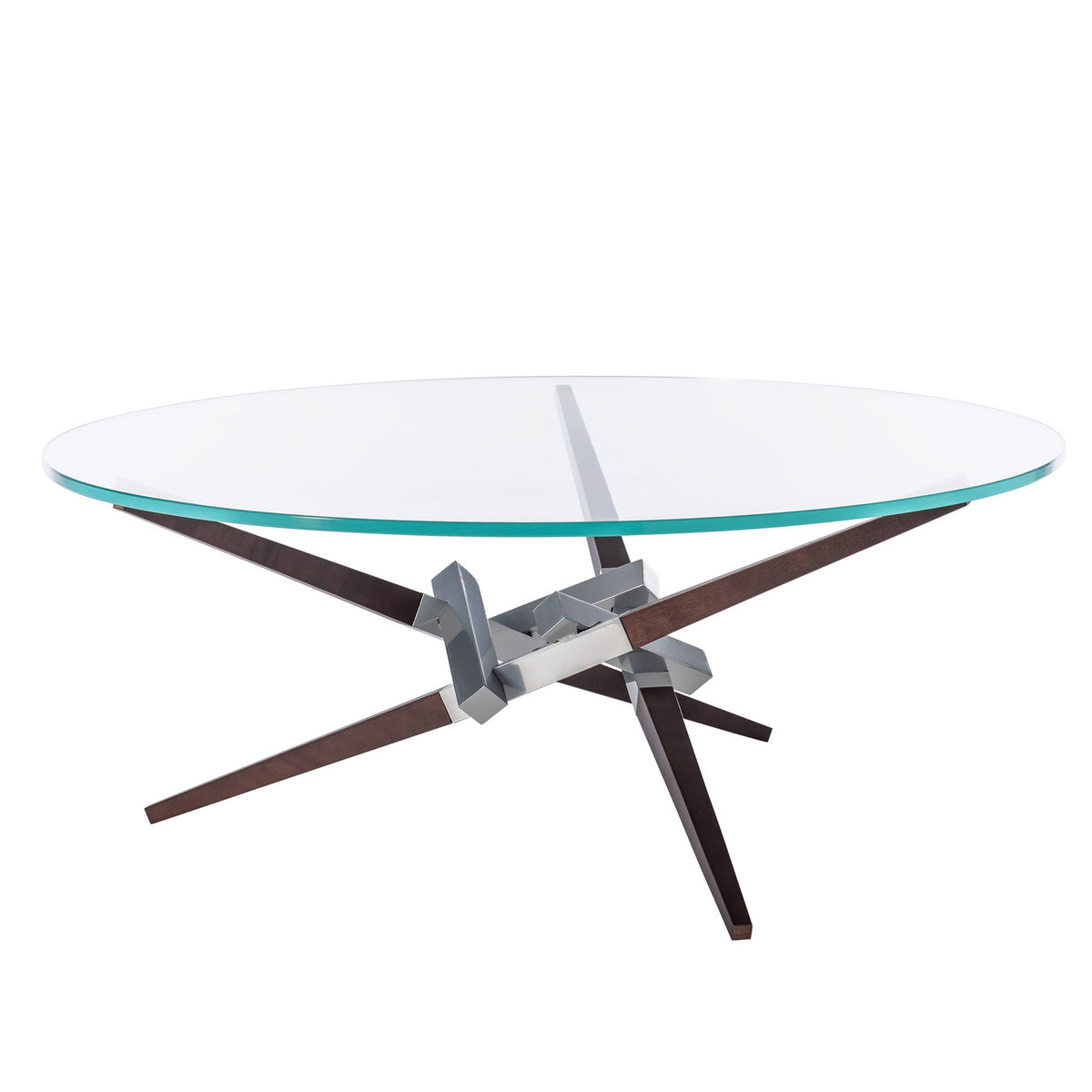 Hubbardton Forge - 750123-89-M3-VA0814 - Crux Coffee Table w/Wood Legs - Crux - Ink
