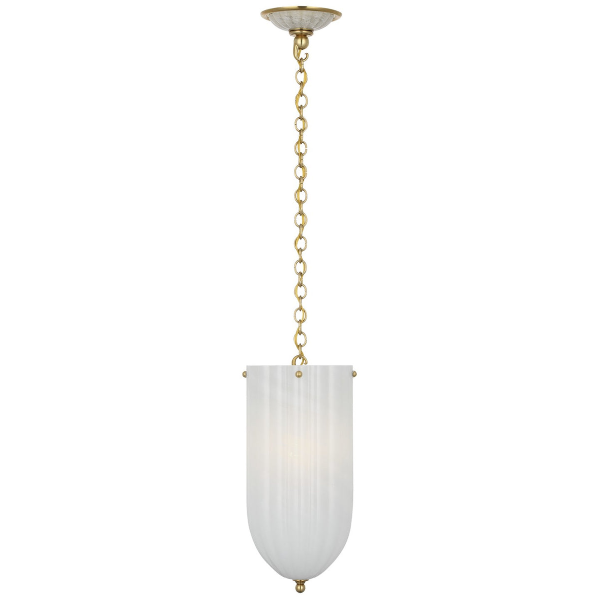 Visual Comfort Signature - ARN 5016HAB-WSG - LED Pendant - Rosehill - Hand-Rubbed Antique Brass
