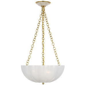 Visual Comfort Signature - ARN 5017HAB-WSG - LED Chandelier - Rosehill - Hand-Rubbed Antique Brass