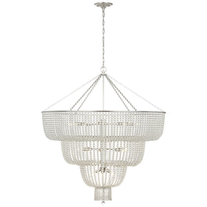 Visual Comfort Signature - ARN 5303BSL-CG - LED Chandelier - Jacqueline - Burnished Silver Leaf