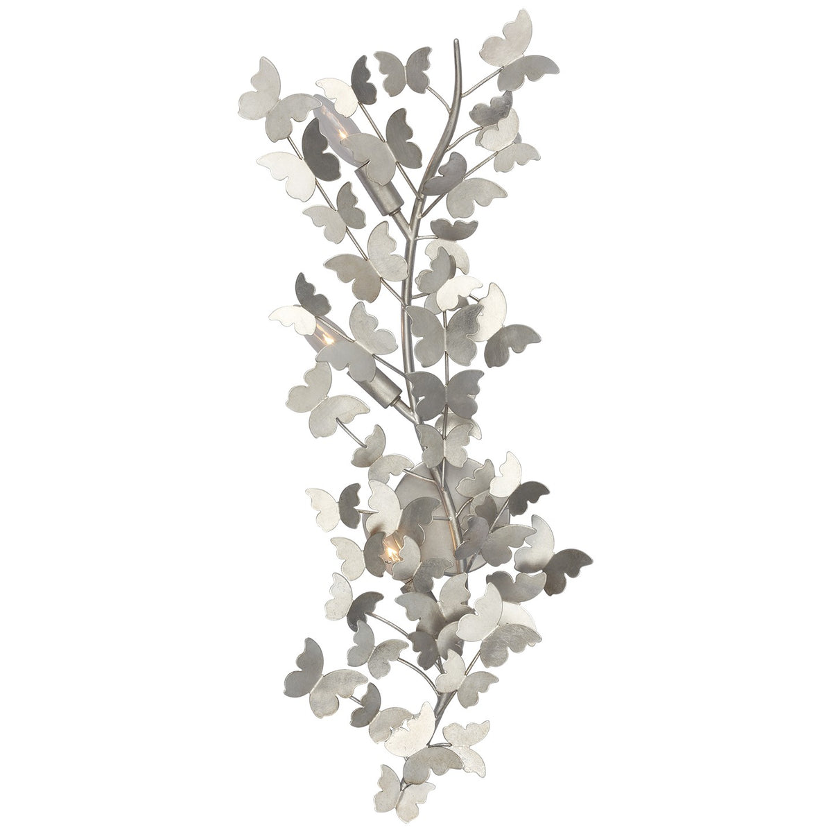 Visual Comfort Signature - JN 2503BSL - LED Wall Sconce - Farfalle - Burnished Silver Leaf