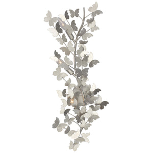 Visual Comfort Signature - JN 2503BSL - LED Wall Sconce - Farfalle - Burnished Silver Leaf