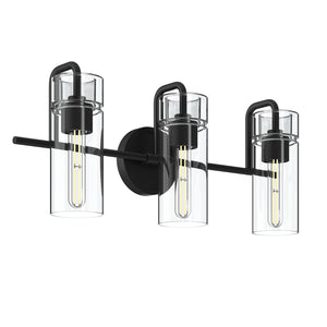 Kichler - 55252BK - Three Light Bath - Niccol - Black