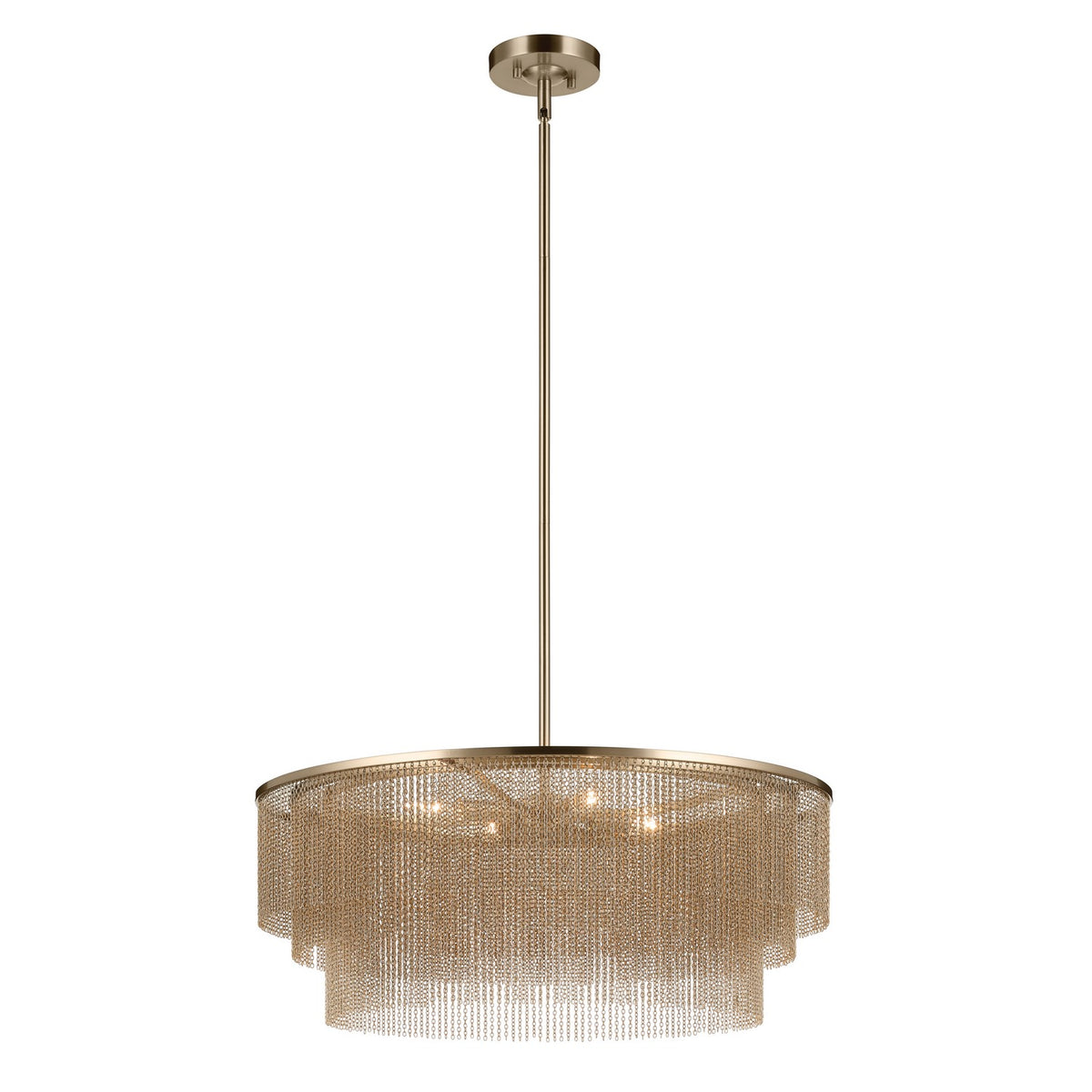 Kichler - 52823CPZ - Four Light Chandelier - Khaite - Champagne Bronze