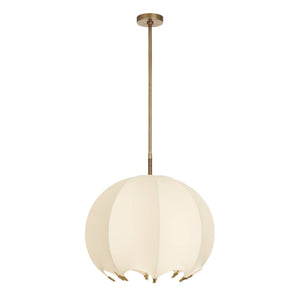 Arteriors - DSC17 - One Light Pendant - Lunaria - Ivory/Antique Brass
