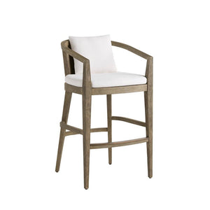 Arteriors - FSS15 - Outdoor Bar Stool - Sobek - Pearl/Kona