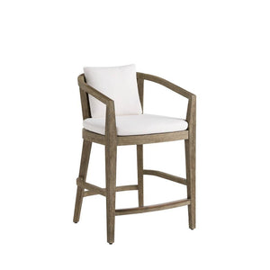 Arteriors - FSS16 - Outdoor Counter Stool - Sobek - Pearl/Kona