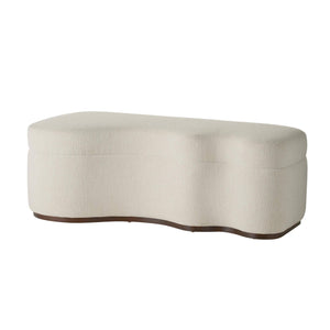 Arteriors - GDFHU01 - Bench - Shoal - Sand/Dark Walnut