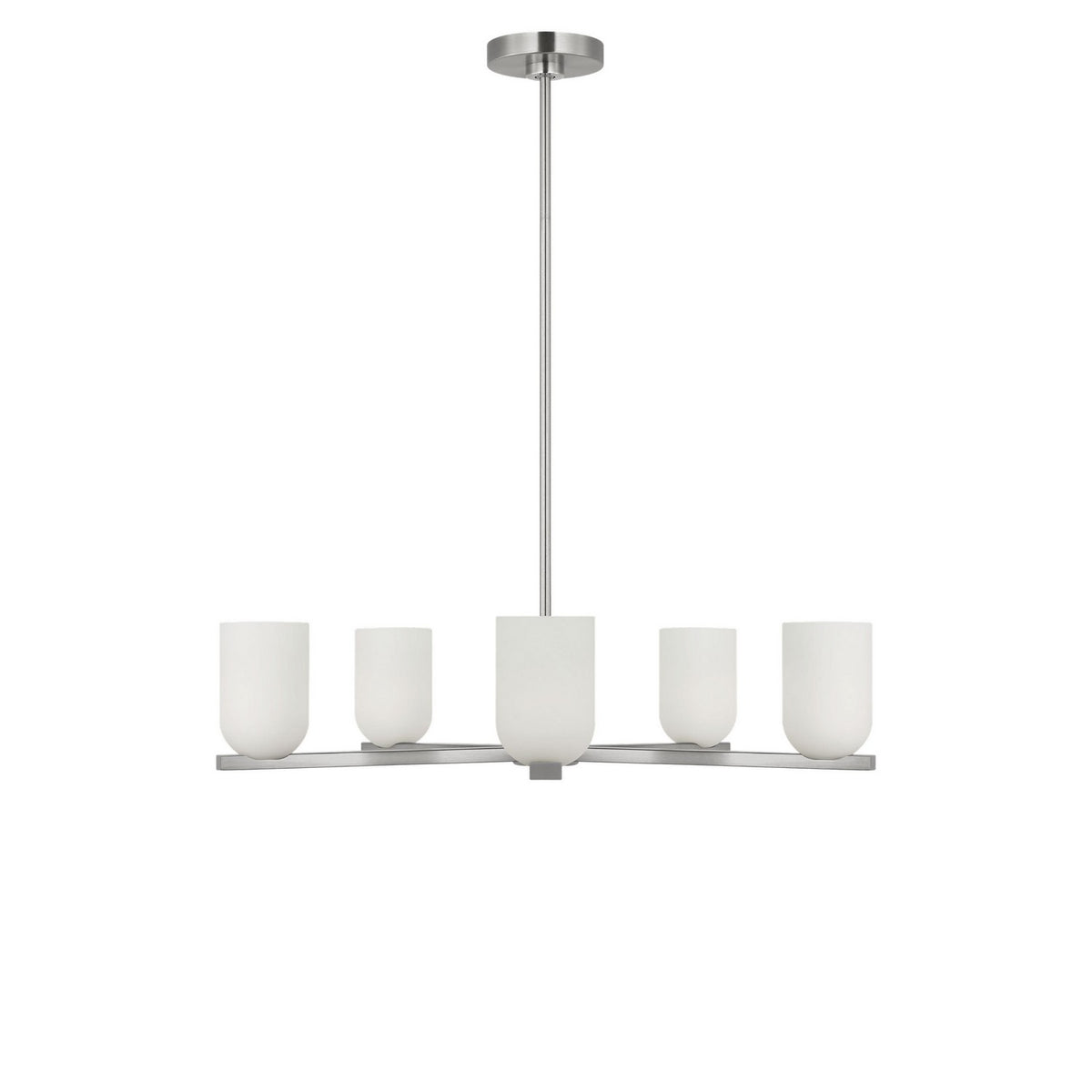 Generation Lighting - GLC1935BNE - Five Light Chandelier - Neblina - Brushed Nickel