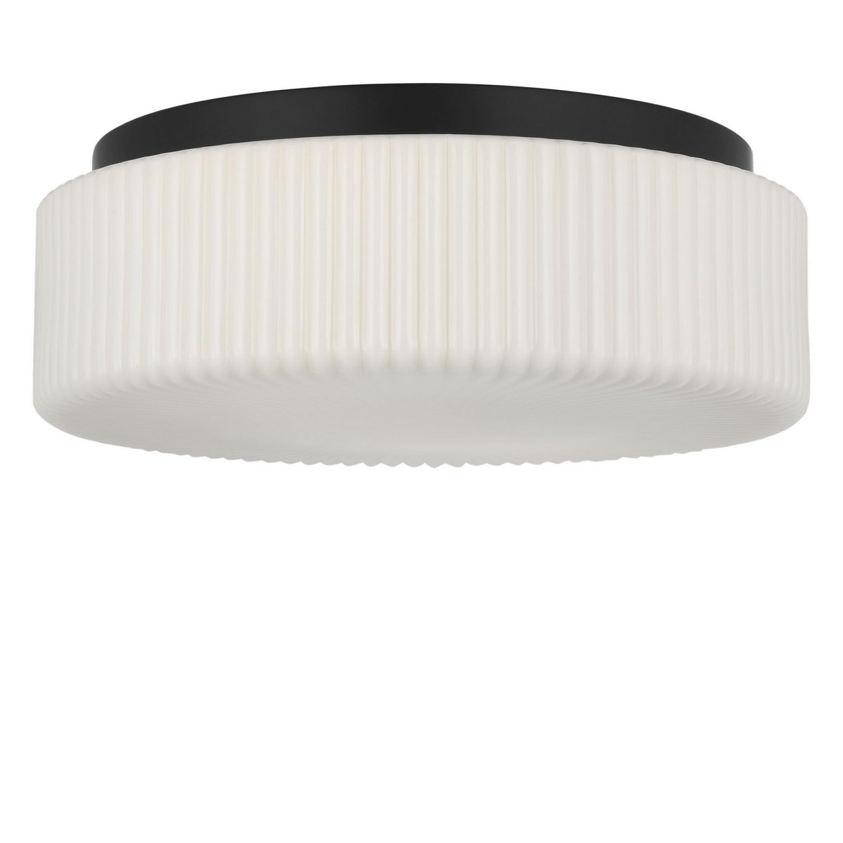 Generation Lighting - GLF1992MBKE - Two Light Flush Mount - Axira - Midnight Black