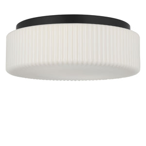 Generation Lighting - GLF1992MBKE - Two Light Flush Mount - Axira - Midnight Black