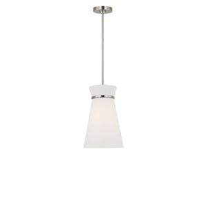 Generation Lighting - GLP1751BN - One Light Pendant - Fynn - Brushed Nickel