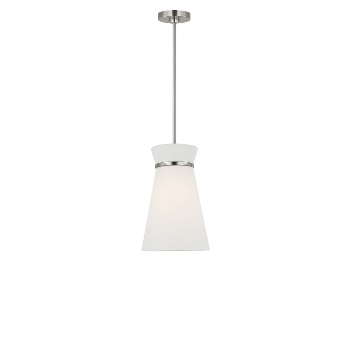 Generation Lighting - GLP1751BNE - One Light Pendant - Fynn - Brushed Nickel