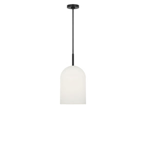 Generation Lighting - GLP1941MBK - One Light Pendant - Neblina - Midnight Black