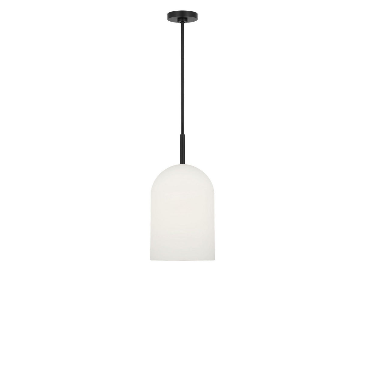 Generation Lighting - GLP1941MBKE - One Light Pendant - Neblina - Midnight Black