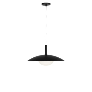 Generation Lighting - GLP2041MBK - One Light Pendant - Mont - Midnight Black
