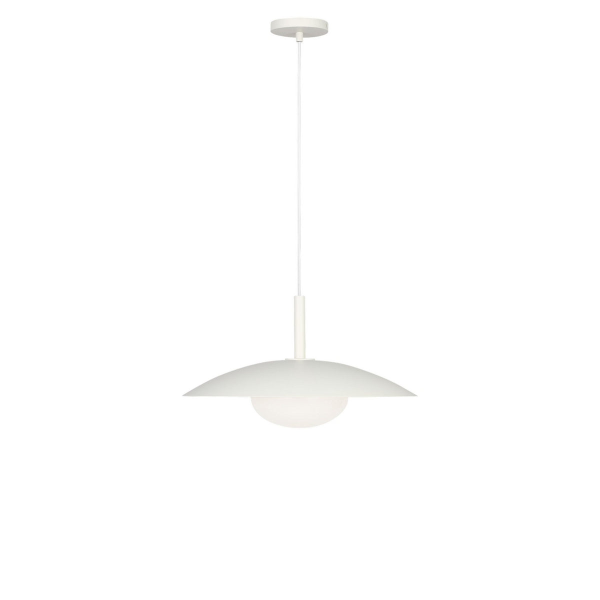 Generation Lighting - GLP2041MWT - One Light Pendant - Mont - Matte White