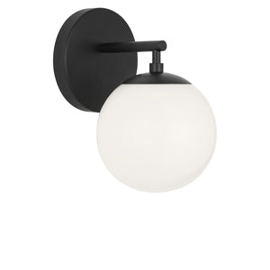 Generation Lighting - GLV1831MBKE - One Light Vanity - Nube - Midnight Black