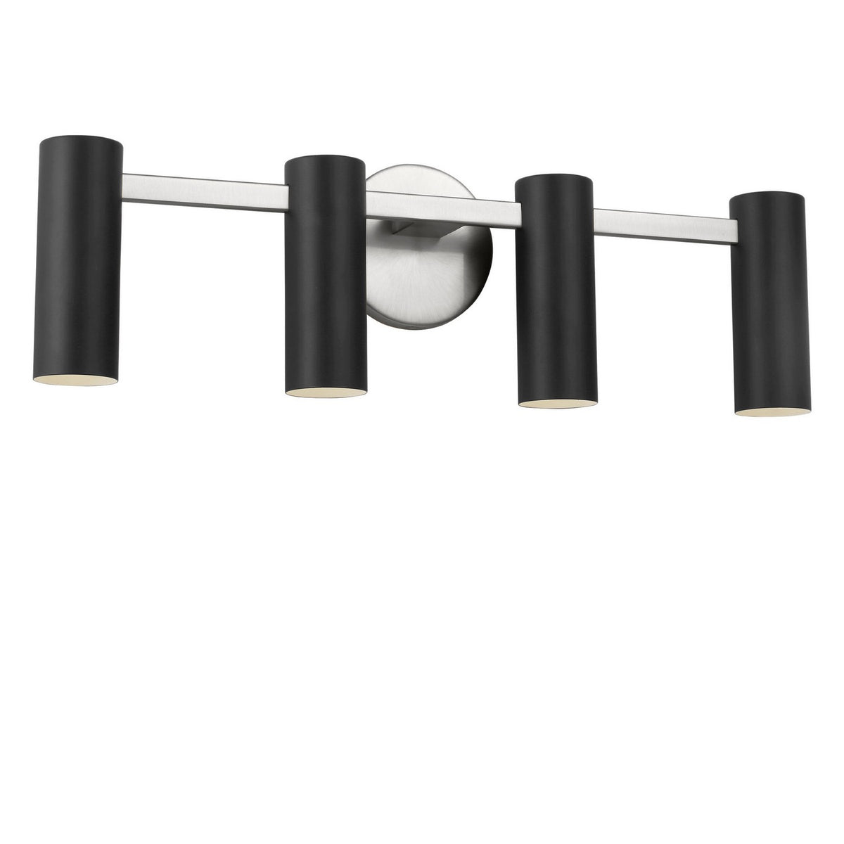 Generation Lighting - GLV2084BN - Four Light Vanity - Zentro - Brushed Nickel