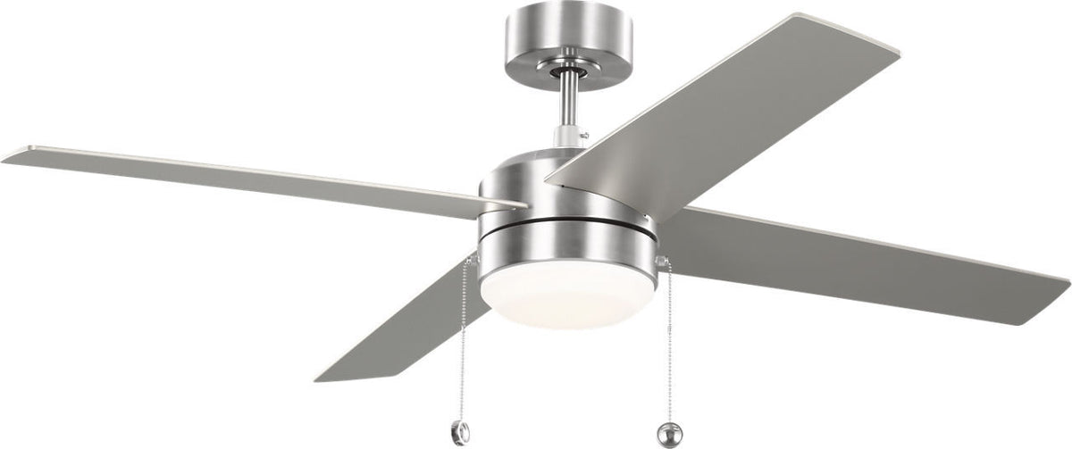 Generation Lighting - 4LNI52BSAWD - 52" Ceiling Fan - Loni - Brushed Steel