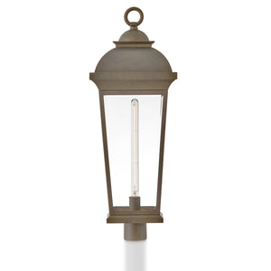 Hinkley - 19691BLB - LED Post Mount - Hawthorne - Blackened Brass