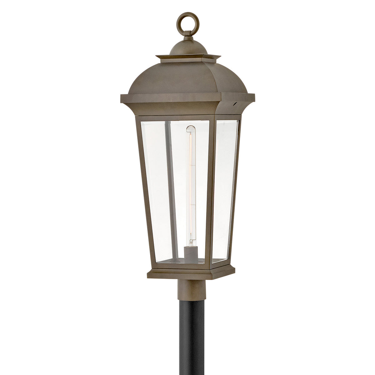 Hinkley - 19691BLB - LED Post Mount - Hawthorne - Blackened Brass