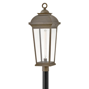 Hinkley - 19691BLB - LED Post Mount - Hawthorne - Blackened Brass
