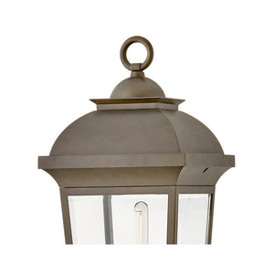 Hinkley - 19691BLB - LED Post Mount - Hawthorne - Blackened Brass