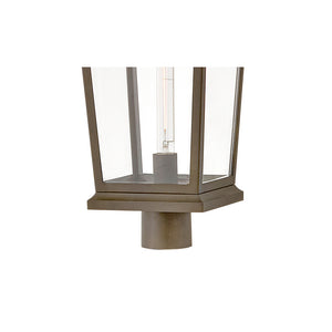 Hinkley - 19691BLB - LED Post Mount - Hawthorne - Blackened Brass