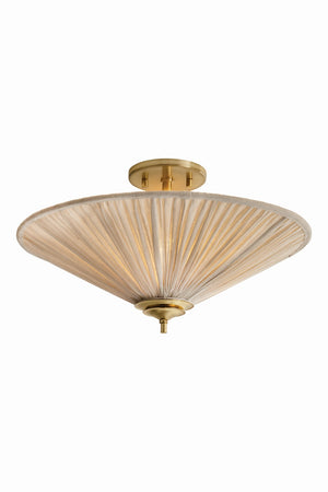 Mitzi - H1062501-AGB - One Light Semi Flush Mount - Helen - Aged Brass