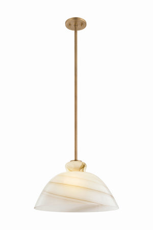 Mitzi - H1183701L-PBR - One Light Pendant - Dessi - Patina Brass