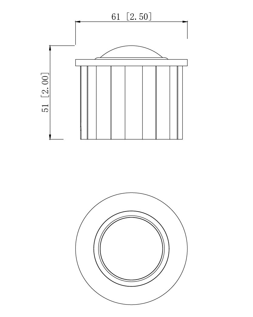 ET2 - E42420-BK - Landscape In-Ground Outline - Alumilux Landscape - Black