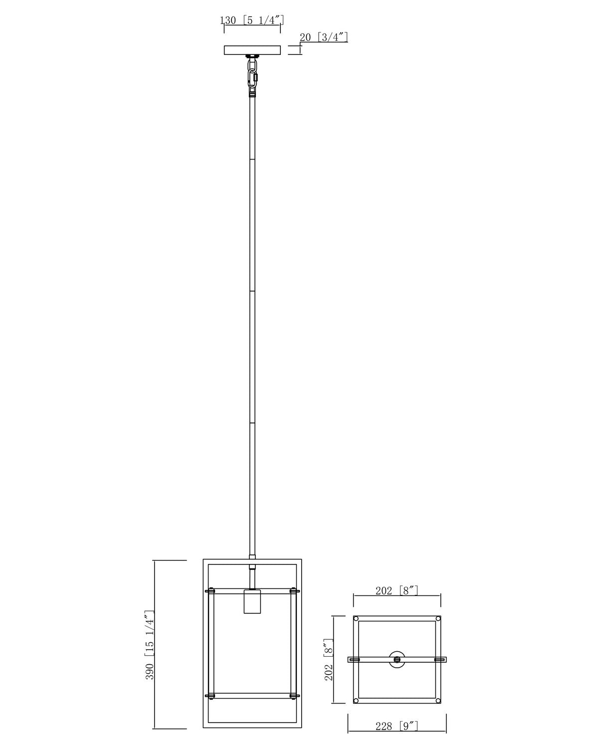 Gridline Pendant