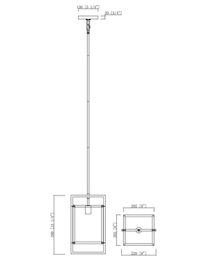 Gridline Pendant