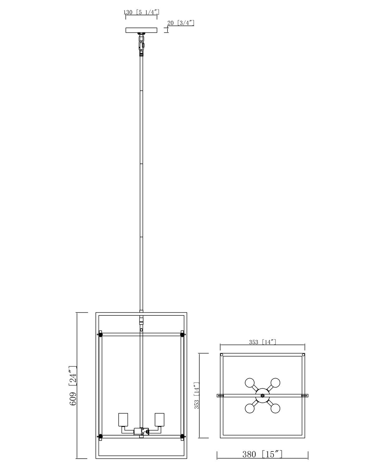 Gridline Pendant