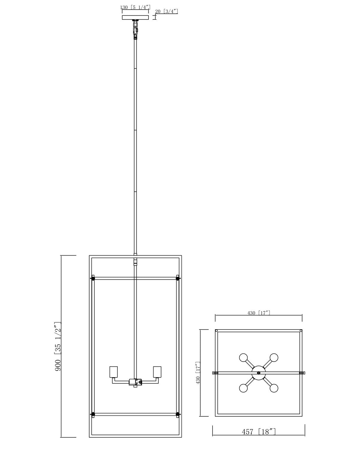 Gridline Pendant