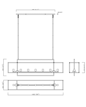 Gridline Linear Pendant