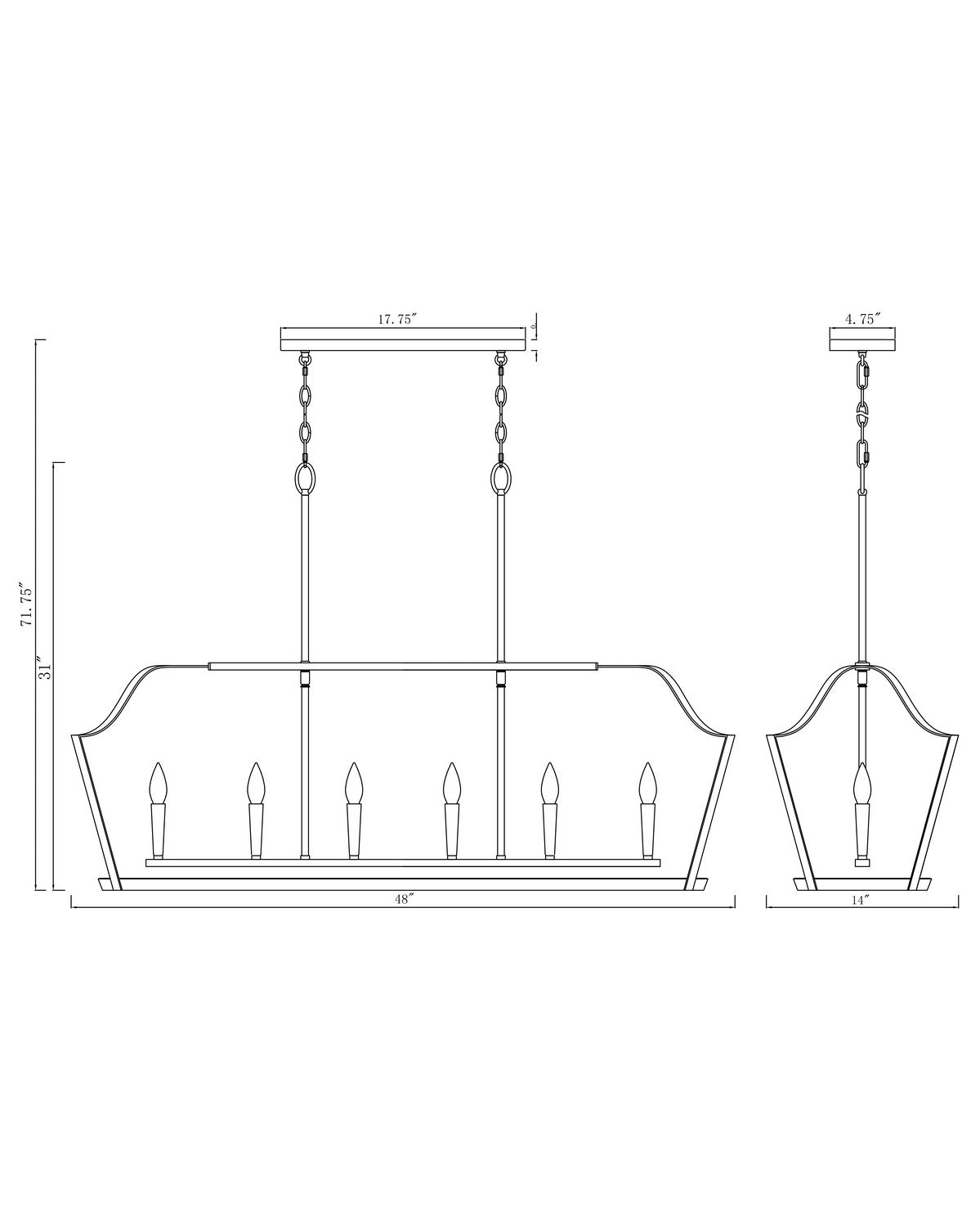 Arden Linear Pendant