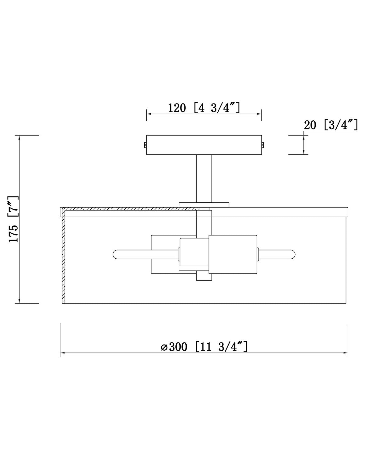 Livingston Semi-Flush Mount