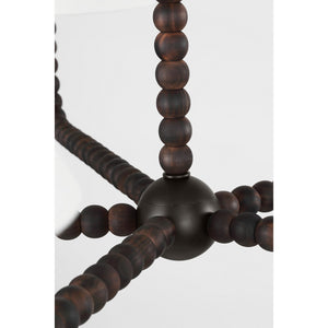 Visual Comfort Studio - SCCHCCH112AIBAWWL - Five Light Chandelier - Fiona - Aged Iron